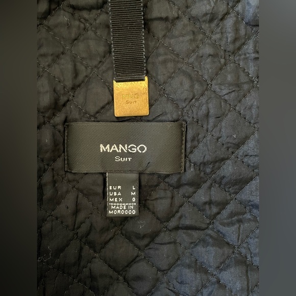 Mango Wool Coat, size large, black - Picture 4 of 4